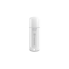 Transcend JetFlash 730 32GB USB 3.0 Flash Drive - Fast, Reliable & Stylish White USB Stick